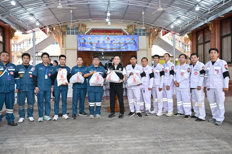 กอ.รมน. จับมือ มูลนิธิป่อเต็กตึ๊ง จัดโครงการ “กอ.รมน. ปันน้ำใจ บรรเทาทุกข์ค่าครองชีพประชาชน”