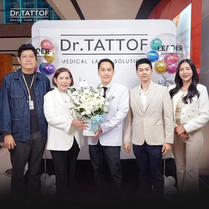 Dr.TATTOF Clinic เดินหน้าบุกอีสาน ปักหมุดสาขาเซ็นทรัลโคราช ยืนหนึ่ง! มั่นใจประสบการณ์ 11 ปี ด้วยนวัตกรรมเลเซอร์ลบรอย-รักษา-ดูแล ทุกรูปแบบ